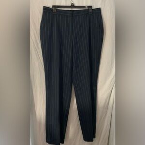 Fairway and Green wool pin stripe black pants  business size 14